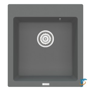 Мойка кухонная Point Моко 47 серый  (PN3006AL)