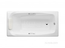 Ванна Roca Ming 170x85 с отверстиями для ручек, anti-slip A2302G000R — 