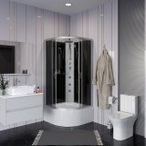 Душевая кабина Niagara NG-2507-14BKTG (800х800х2100-2400) &mdash; 