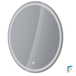 Зеркало Dreja LUNO 60х60 см., сенсорный выключатель, LED-подсветка, функция антизапотевания (99.2008)