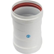 Элемент дымохода STOUT соединительный адаптер для труб D 80 — 