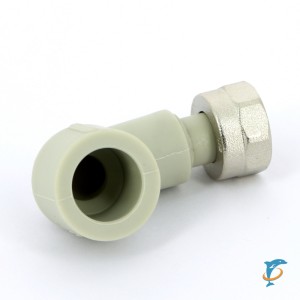 Угол сварка-В с накидной гайкой FV-PLAST 25х3/4"   (227025)