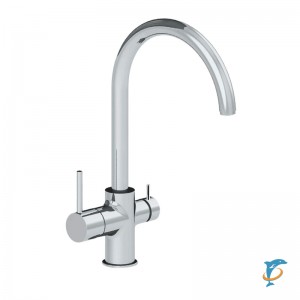 Смеситель для кухни AZARIO TASCO с подключением к фильтру для питьевой воды AZ-15164421 хром  (AZ-15164421)