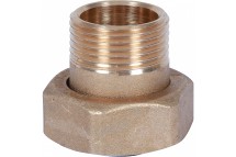 STOUT Штуцер с накидной гайкой под плоскую прокладку G 1M-G1 1/4RN — 