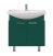 Тумба с раковиной Misty Джулия 85 прямая зеленая