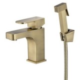 Смеситель для биде/раковины с гигиеническим душем, бронза Kaiser Sonat 34088-1 — 