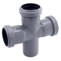 Крестовина канализационная Ф50/50/50/50/ 90 (Millennium) — 