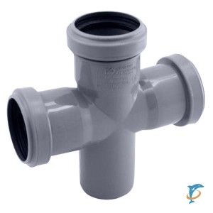 Крестовина канализационная Ф50/50/50/50/ 90 (Millennium)  (18051
)