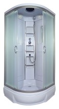 Душевая кабина River Lena 90/24 МТ — Закрытая, c крышей, полностенная, двери раздвижные, габариты (ШхВхД): 90x90x217 см