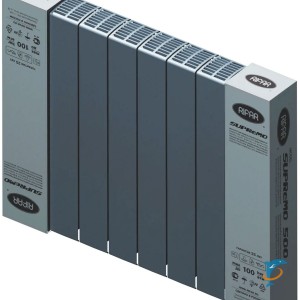 Биметаллический радиатор Rifar SUPReMO 500 6 секций боковое подключение (ТИТАН)  (4RS50-6-TI)