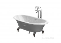 Ванна Roca Newcast серая, anti-slip 170x85 233650000 — 