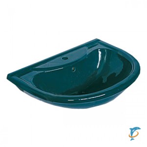 Раковина Оскольская керамика Престиж зелёная (7614-R)