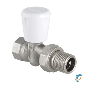 Кран прямой ручной регулировки VALTEC VT.018.N 1/2 ВР-НР  (VT.018.N.04)