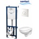 Унитаз подвесной Santeri Альфа Комфорт ПЭК  (1.3816.4.S00.00B.0)