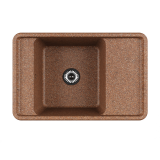 Мойка для кухни из литого мрамора Aquaton Беллис 78 терракотовый 1A725032BS270 &mdash; 