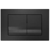 Кнопка смыва AZARIO NEW двойная, пластик, черный матовый (AZ-001.04) &mdash; 