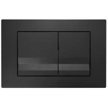 Кнопка смыва AZARIO NEW двойная, пластик, черный матовый (AZ-001.04) &mdash; 