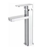 Смеситель для раковины HAIBA HB1102 высокий, латунь, хром — 