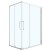 Душевое ограждение Loranto 120x80x190 раздвижная дверь, универсальная, прозрачное стекло 6 мм, профиль хром (CS-AB01C-128)