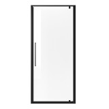 Дверь в нишу Niagara Nova NG-85-10AB (100х195) черный матовый, стекло прозрачное, дверь распашная &mdash; 
