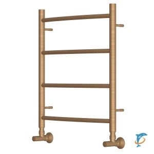 Полотенцесушитель водяной Point Афина PN04156BR П4 500x600, бронза  (PN04156BR)