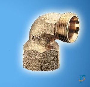 Угольник-переход Oventrop Cofit S 90° G1''xHPxG1''ВP (1504355)