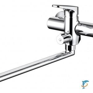 Смеситель для ванны c длинным изливом Bravat Eler  (F6191238CP-01L-RUS)