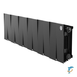 Радиатор биметаллический Royal Thermo PianoForte 200 Чёрный 12 секций.  (RTPB3020012)