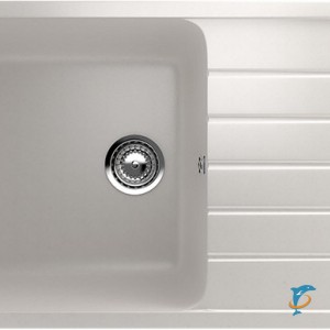 Односекционная реверсивная мойка ULGRAN U-400 белый  (U-400-331)