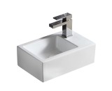 Раковина Azario 37х23.5х12.5 правая, белая (AZ4331) — 