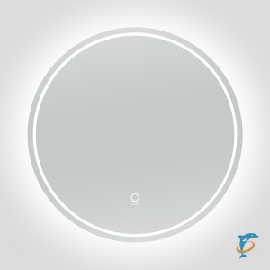 Зеркало AZARIO D 600 подсветка, сенсорный выключатель с функцией диммера (AZ-Z-003CS)  (AZ-Z-003CS)