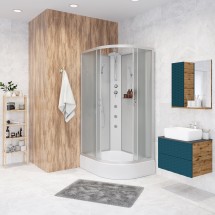 Душевая кабина Niagara NG-33084-14LBKTG (1000х800х2100-2400) — 