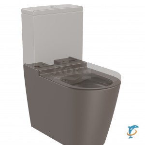 Чаша Roca Inspira Round напольная 645 Rimless, BTW, кофейный 342526660  (342526660)