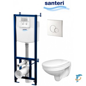 Унитаз подвесной Santeri Альфа ПЭК (1.3815.9.S00.00B.0)