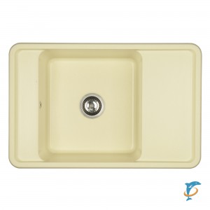 Мойка для кухни из литого мрамора Aquaton Беллис 78 шампань 1A725032BS290  (1A725032BS290)