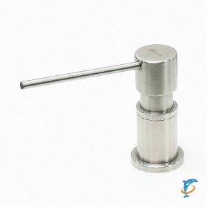 Дозатор Lemark Expert LM8203S для жидких моющих средств врезной, сталь  (LM8203S)