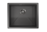 Стальная кухонная мойка Granula GR-5445U графит матовый &mdash; 