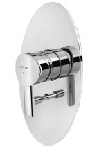 F1585000 Awe, смеситель д/ванны/душа, монтируемый в стену, хром, шт — 