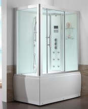 Пародушевой бокс EAGO SYDNEY 150х82х222 cм, правый, белый — 