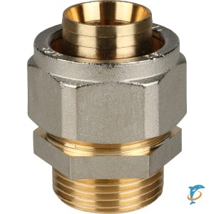 Stout Переходник с наружной резьбой 1"х32 для металлопластиковых труб винтовой  (SFS-0001-000132)