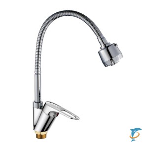Смеситель для кухни HAIBA HB4304-3 латунь, хром  (HB4304-3)