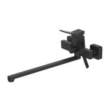 Смеситель для ванны HAIBA HB22818-7 длинный излив, латунь, черный — 