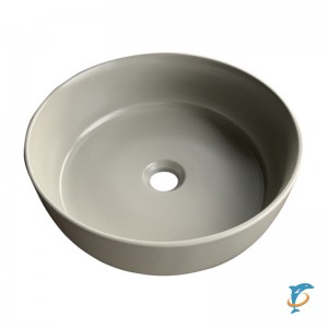 Раковина накладная Azario 38,5х38,5х14 серая ультратонкая XML4003-2-U10  (XML4003-2-U10)