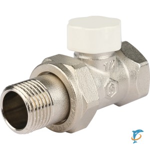 Stout Клапан запорно-балансировочный, прямой 1/2"  (SVL-1176-000015)