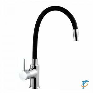 Смеситель для кухни AZARIO TASCO AZ-15494321 с гибким изливом хром   (AZ-15494321)