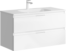 Тумба с раковиной Aqwella Accent 100 подвесная — 