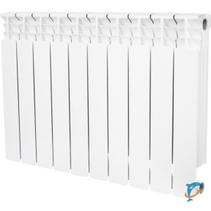 Биметаллический радиатор STOUT Space 500 10 секций боковое подключение  (SRB-0310-050010)