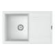 Мойка кухонная Point Лаура 78 белый  (PN3005W)