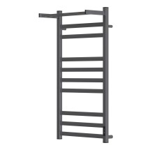 Полотенцесушитель электрический Point Меркурий PN83850PGR П9 500x1000 с полкой, диммер справа,графит — 