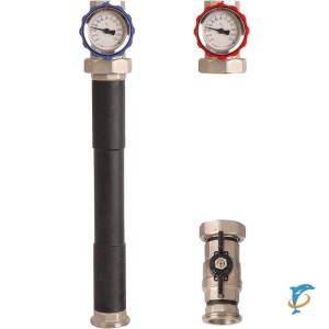 Насосная группа прямым контуром 1" без насоса ROMMER RDG-0001  (RDG-0001-002501)
